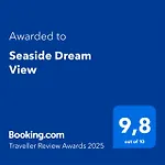 Seaside Dream View-private Beachfront Terrace Daire Meta